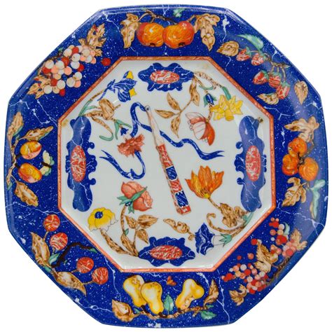 Hermès Porcelain Marqueterie de Pierre d'orient et d  